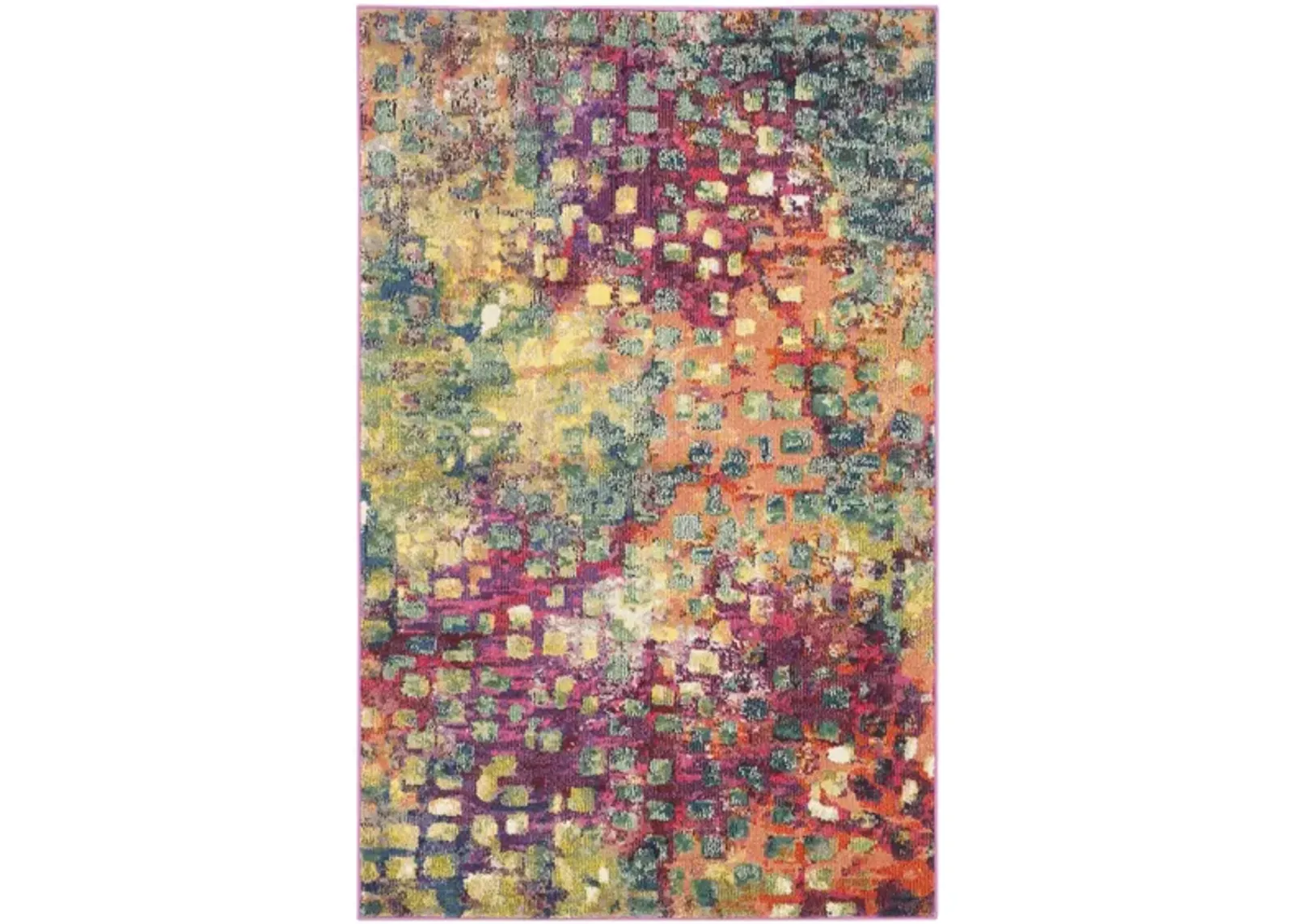 Monaco Area Rug in Pink/Multi by Safavieh