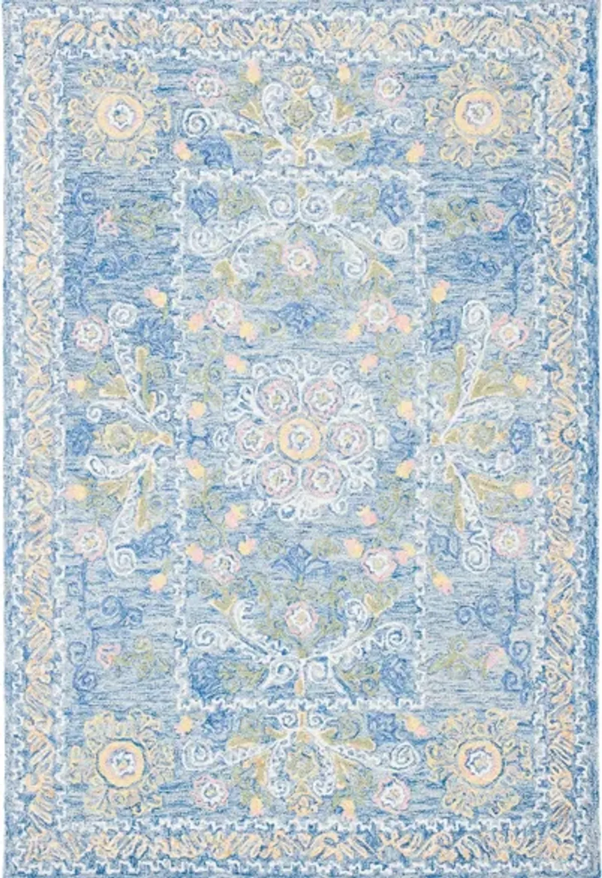 Shellville Area Rug in Blue & Green by Safavieh