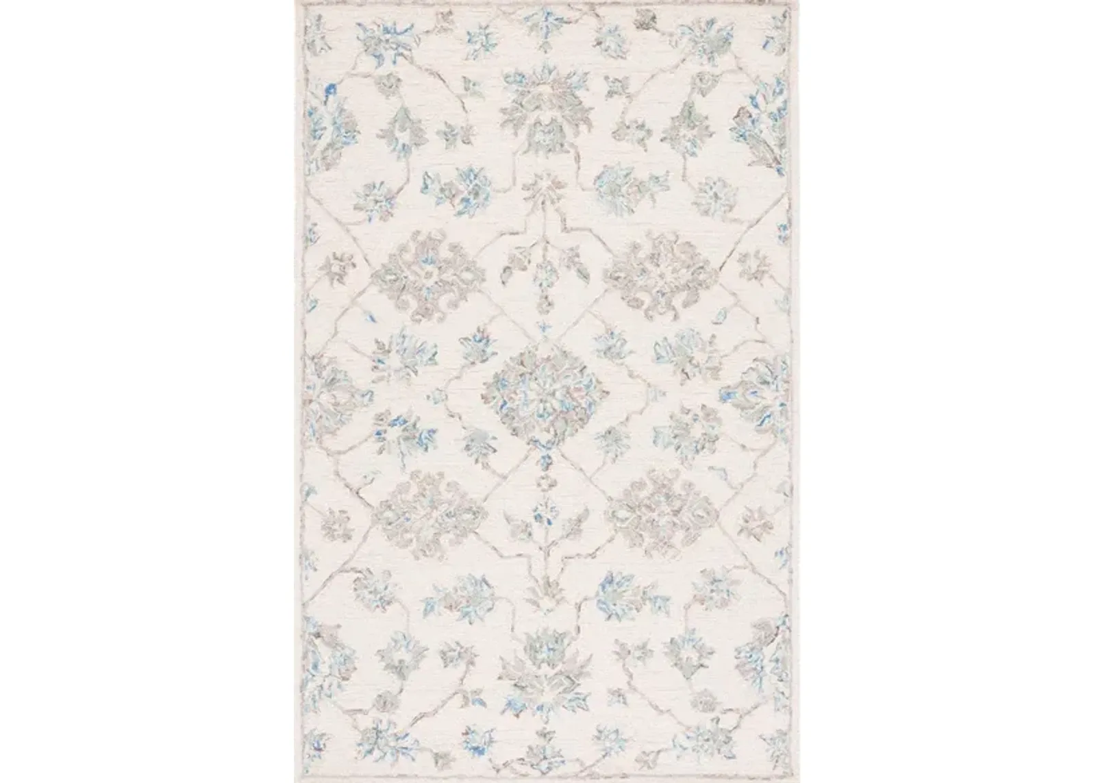 Ramona Area Rug in Ivory & Gray by Safavieh