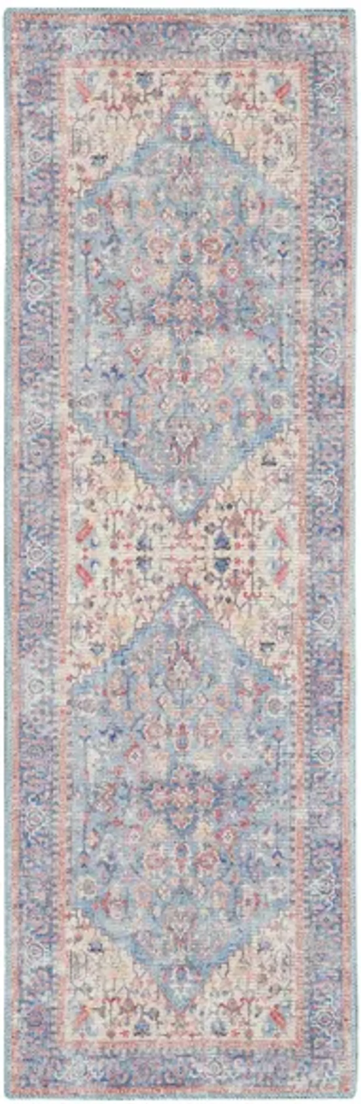 Nicole Curtis Albuquerque Runner Rug in Blue/Multi by Nourison