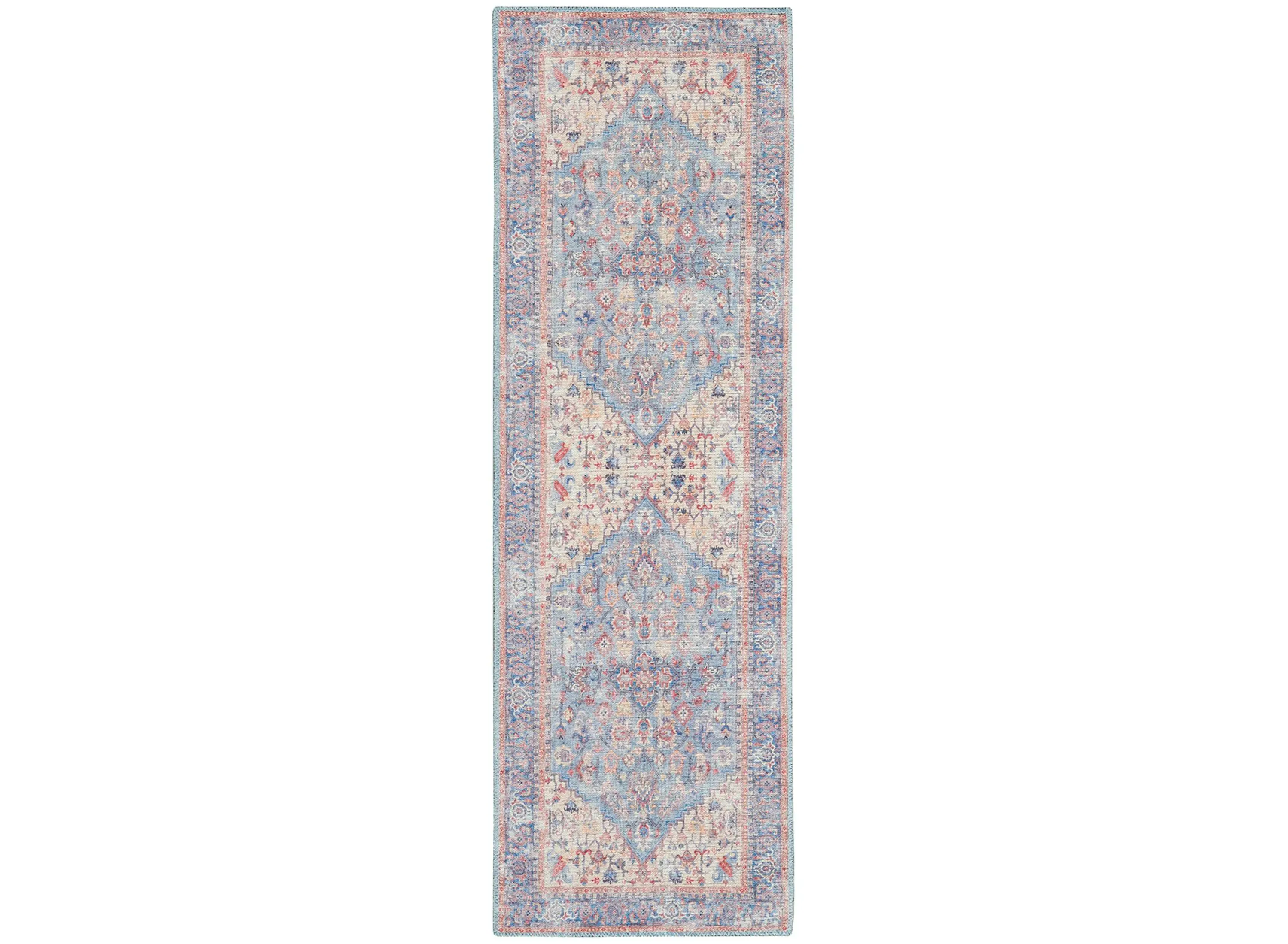 Nicole Curtis Albuquerque Runner Rug in Blue/Multi by Nourison