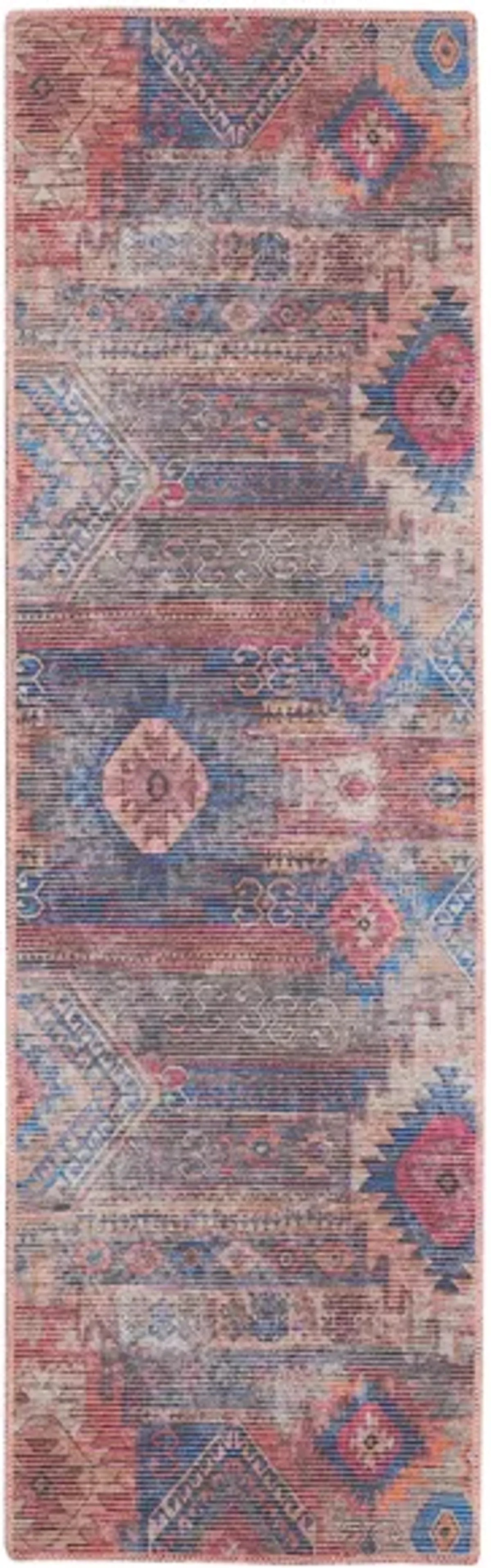 Nicole Curtis Alamos Runner Rug in Multi by Nourison