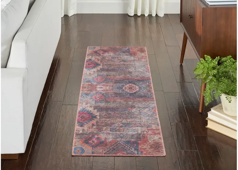 Nicole Curtis Alamos Runner Rug in Multi by Nourison