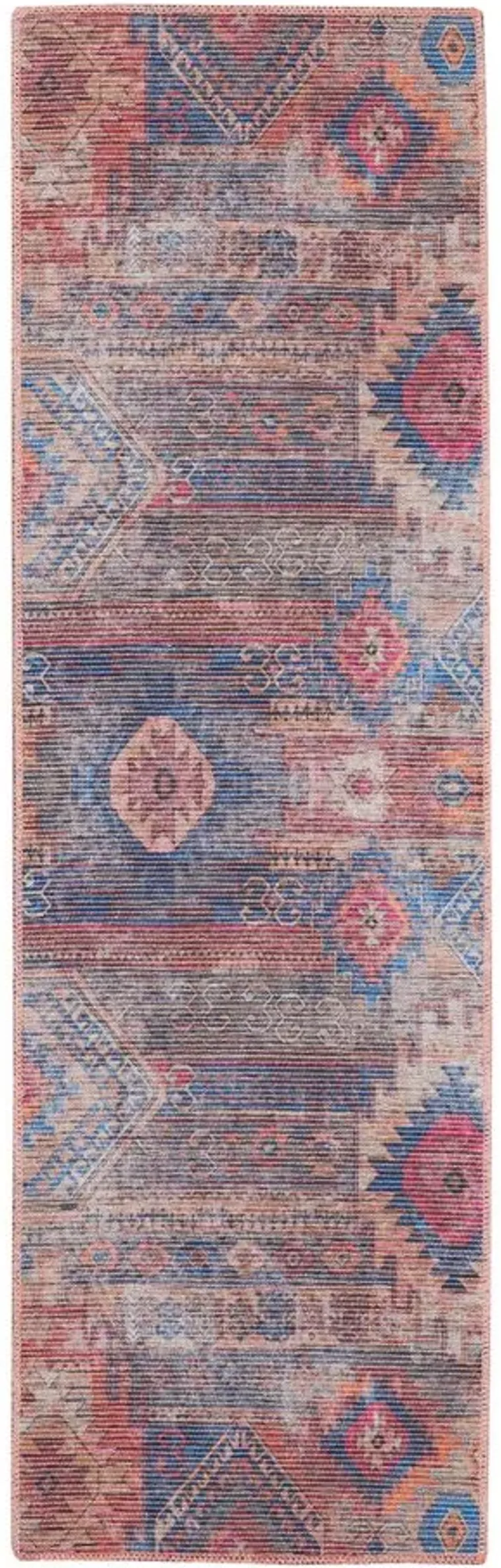 Nicole Curtis Alamos Runner Rug in Multi by Nourison