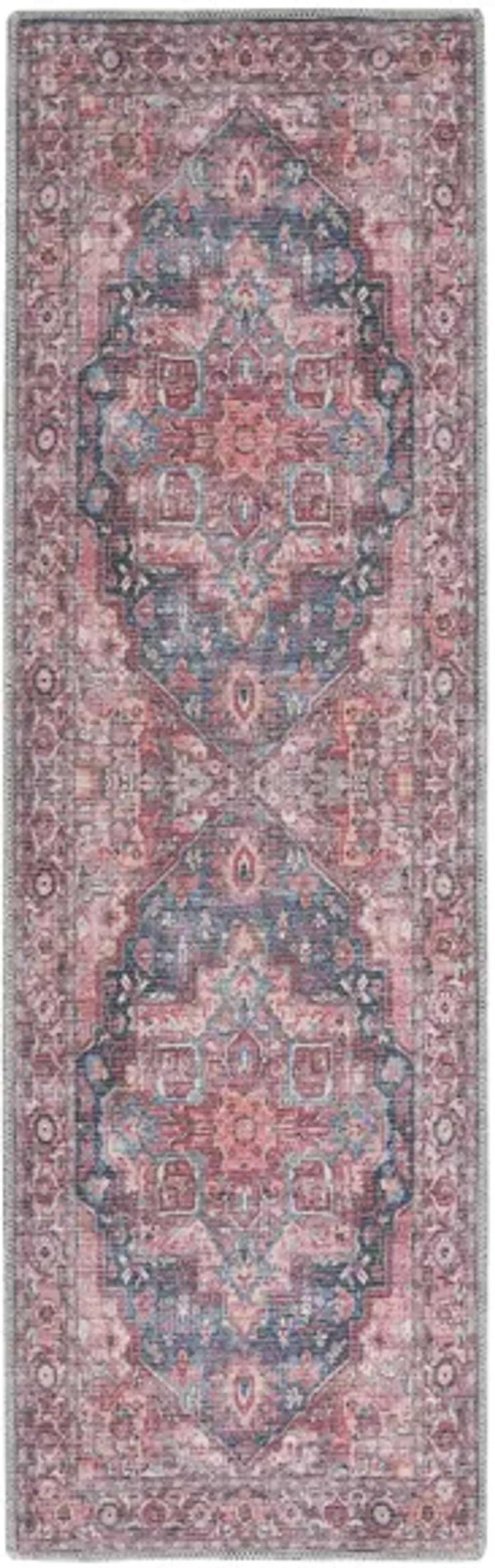 Nicole Curtis Stopher Runner Rug in Multi by Nourison