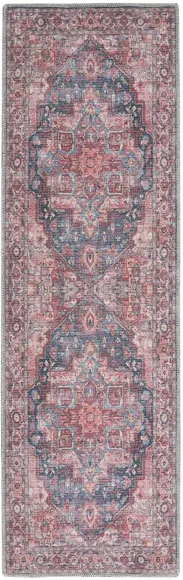 Nicole Curtis Stopher Runner Rug in Multi by Nourison