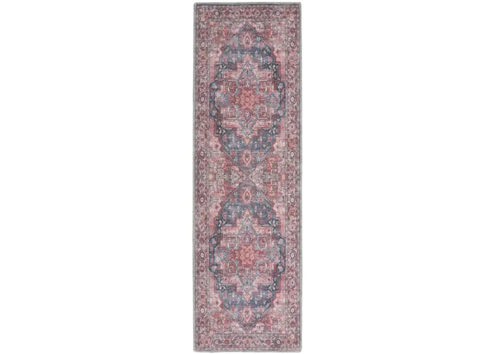 Nicole Curtis Stopher Runner Rug in Multi by Nourison