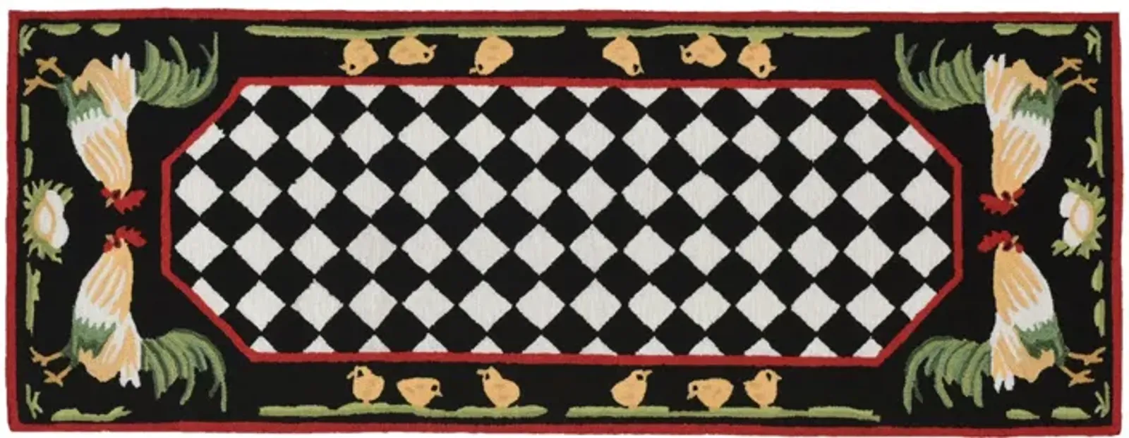 Liora Manne Rooster Front Porch Rug