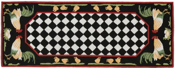 Liora Manne Rooster Front Porch Rug