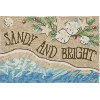 Liora Manne Sandy & Bright Front Porch Rug in Sand by Trans-Ocean Import Co Inc