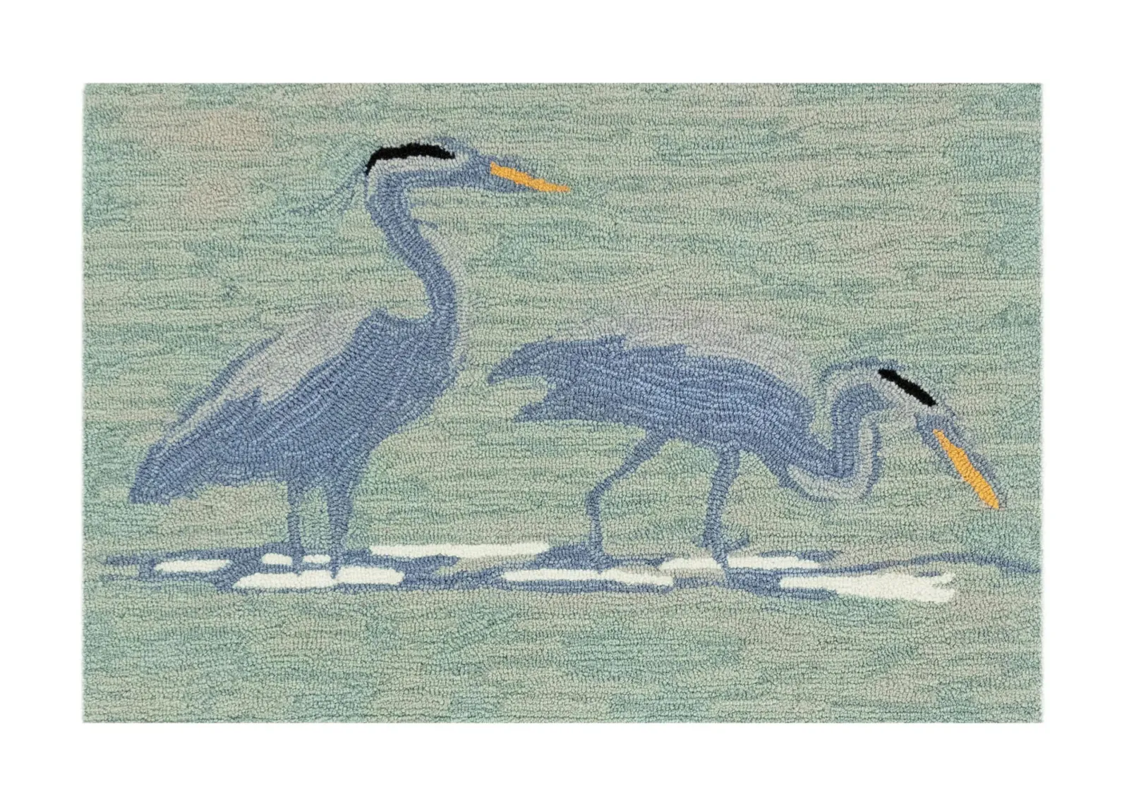 Liora Manne Blue Heron Front Porch Rug in Lake by Trans-Ocean Import Co Inc