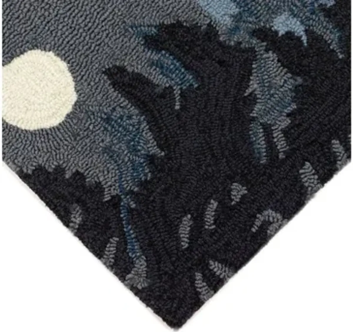 Liora Manne Moonlit Moose Front Porch Rug