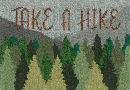 Liora Manne Take A Hike Front Porch Rug in Forest by Trans-Ocean Import Co Inc