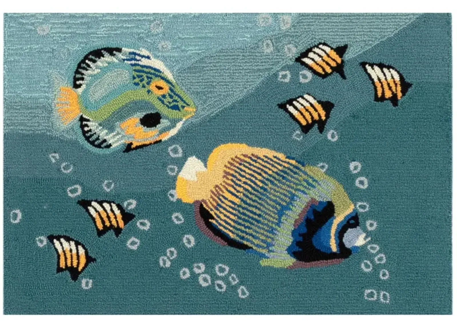 Liora Manne Aquarium Front Porch Rug in Ocean by Trans-Ocean Import Co Inc