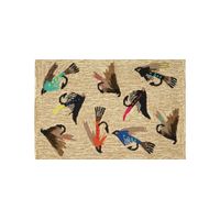 Liora Manne Bright Flies Front Porch Rug in Multi by Trans-Ocean Import Co Inc