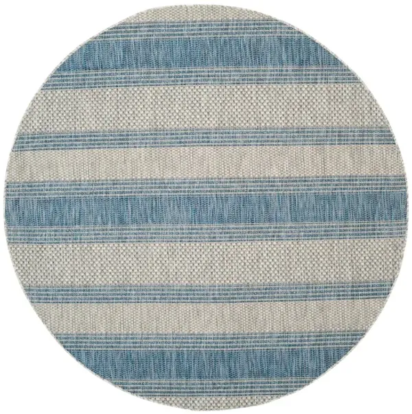 Courtyard Waves Indoor/Outdoor Area Rug Round