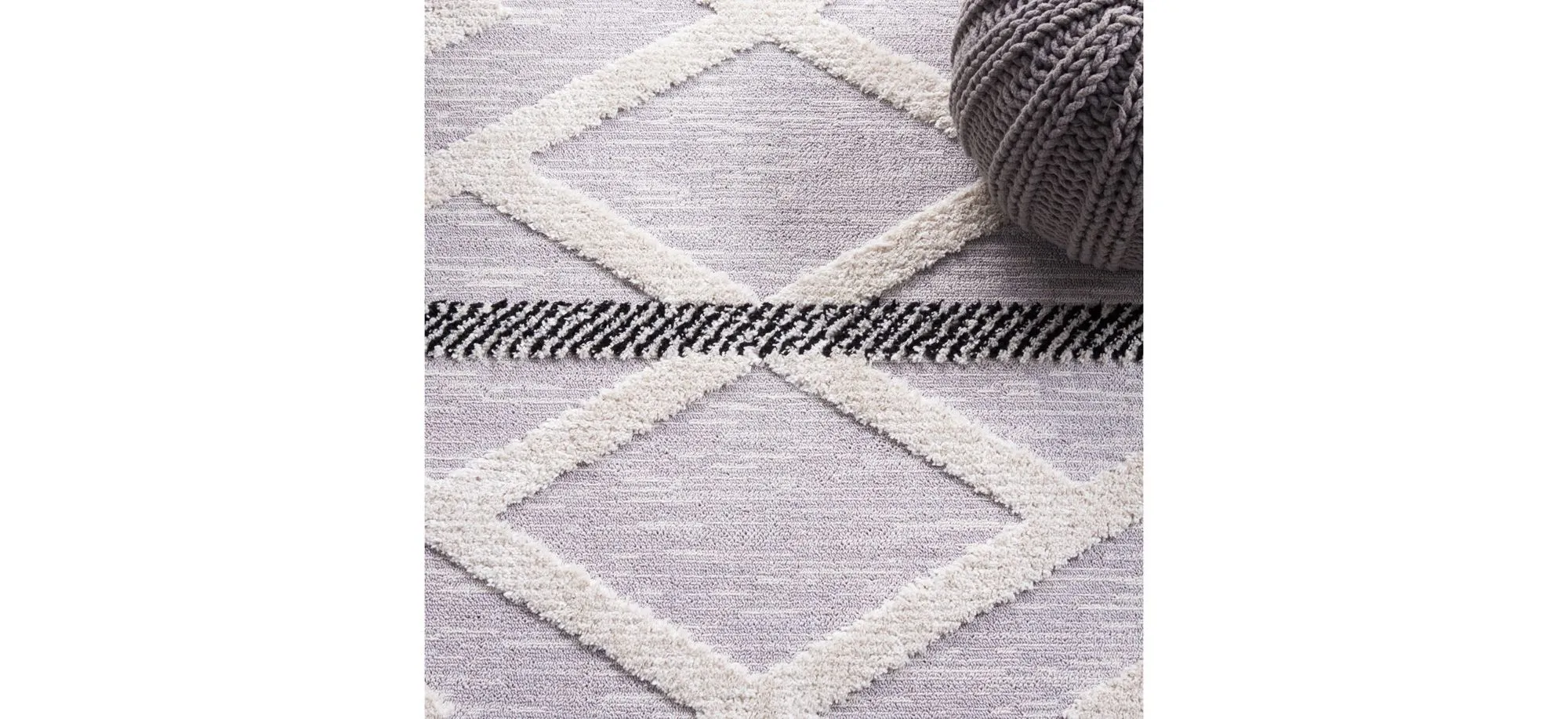 Marrakesh Area Rug in Gray / Ivory by Safavieh