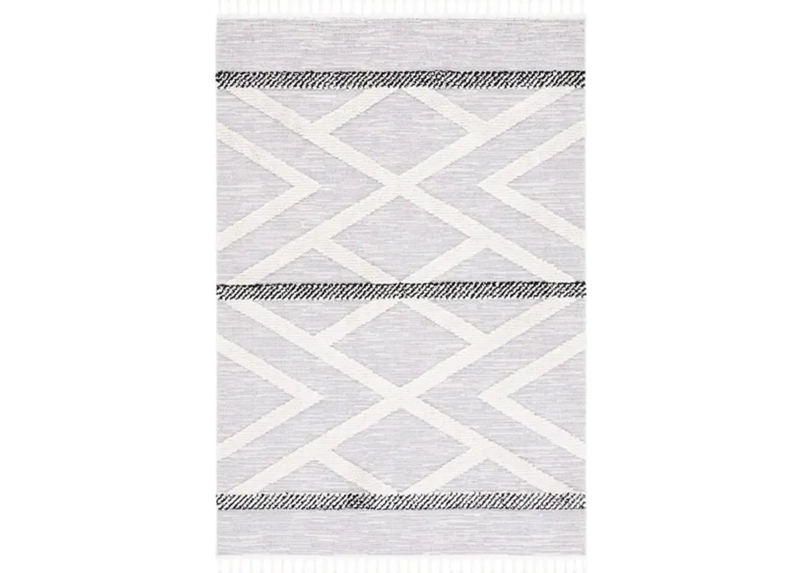 Marrakesh Area Rug in Gray / Ivory by Safavieh