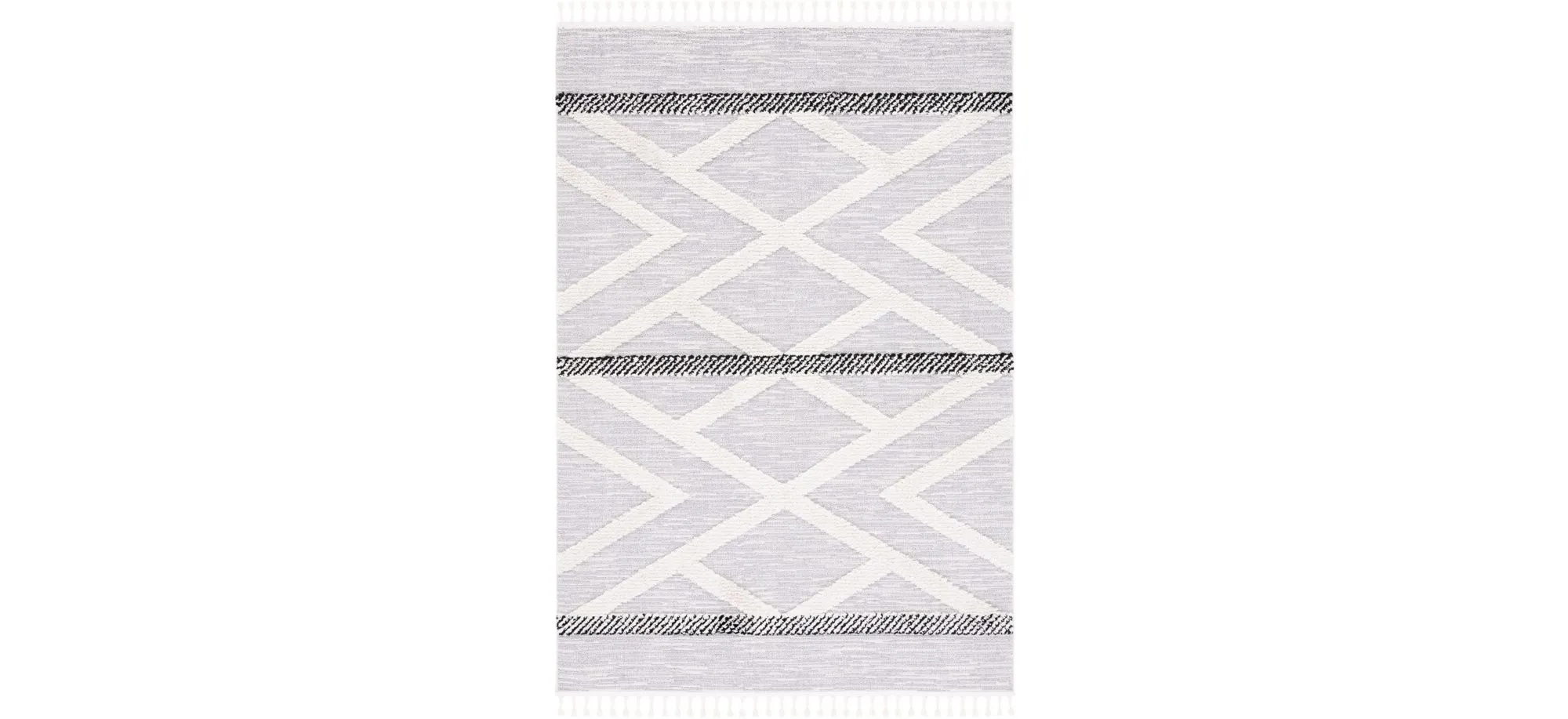 Marrakesh Area Rug in Gray / Ivory by Safavieh