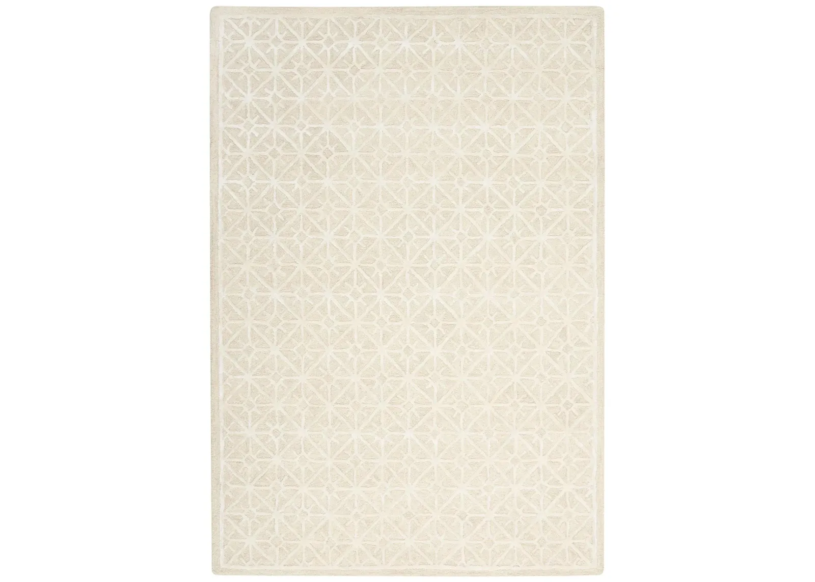 Nicole Curtis Caerthe Area Rug in Ivory by Nourison