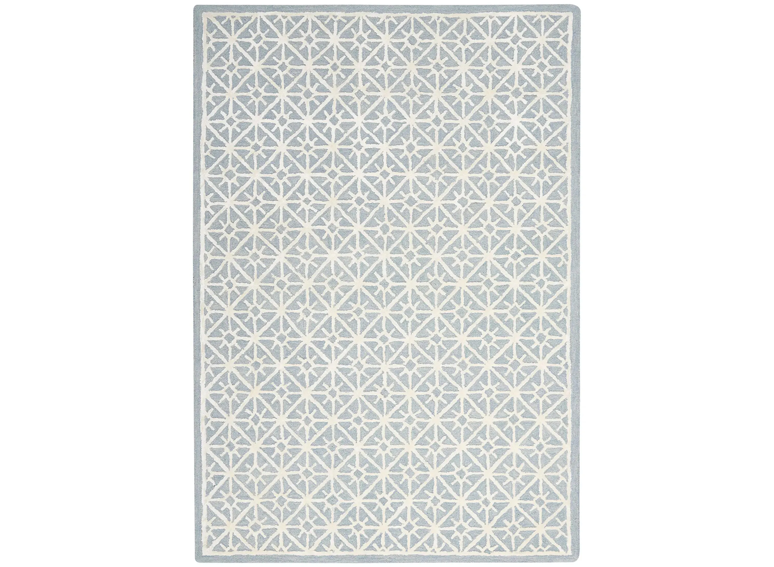 Nicole Curtis Caerthe Area Rug in Light Blue by Nourison