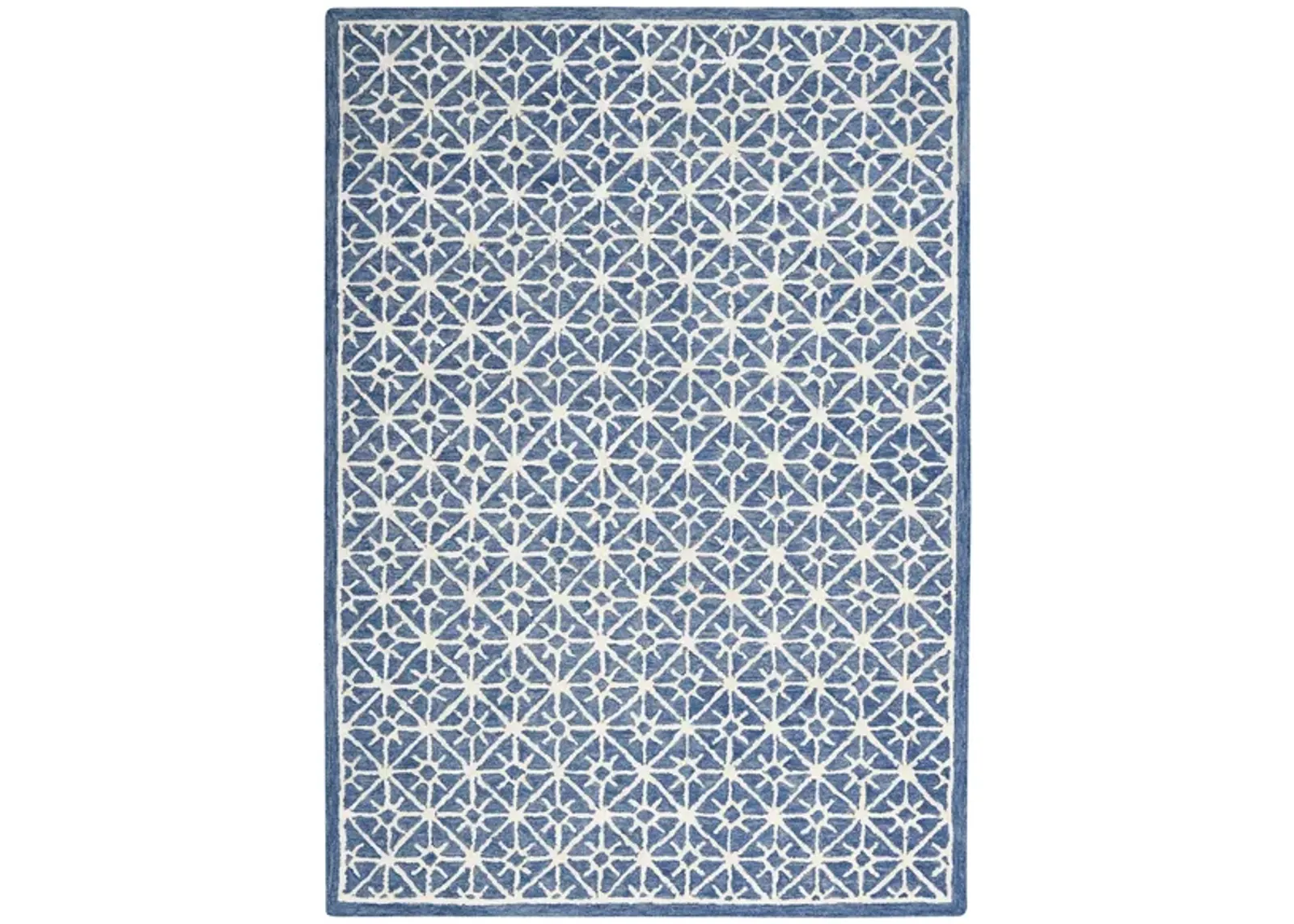 Nicole Curtis Caerthe Area Rug in Blue by Nourison