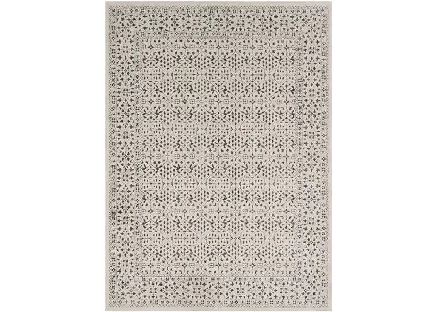 Bahar Area Rug in Medium Gray, Charcoal, Beige by Surya