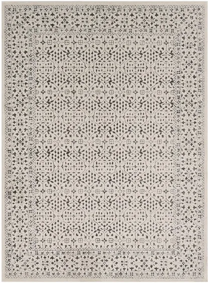 Bahar Area Rug in Medium Gray, Charcoal, Beige by Surya