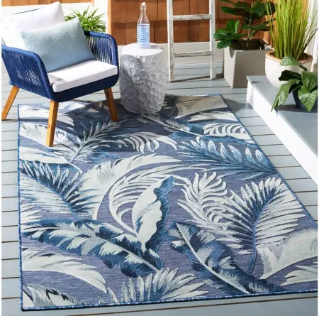 Cabana III Area Rug in Blue & Gray by Safavieh