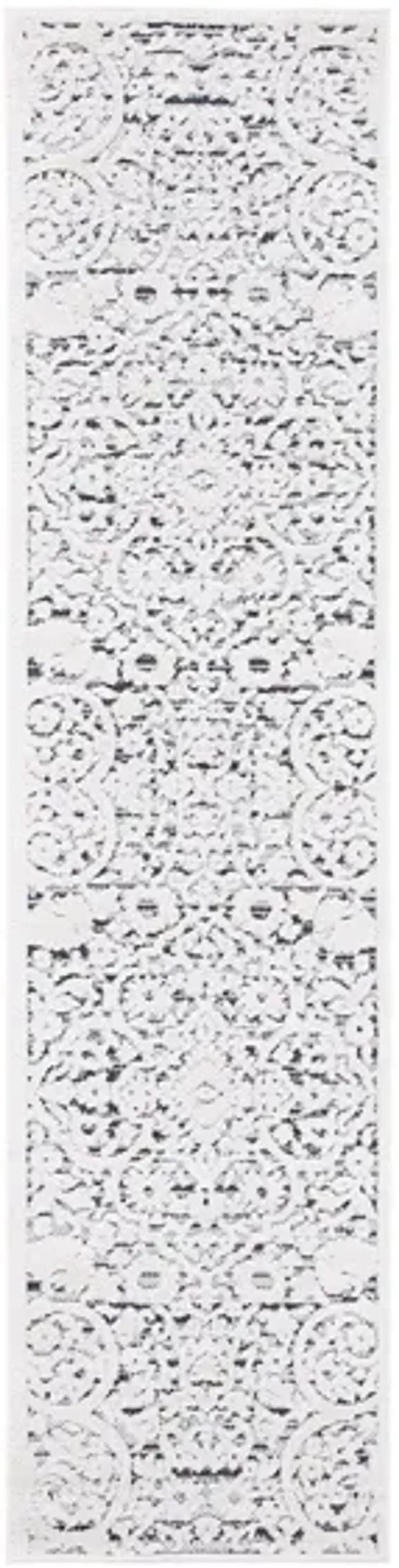 Cabana Runner Rug in Ivory & Gray by Safavieh