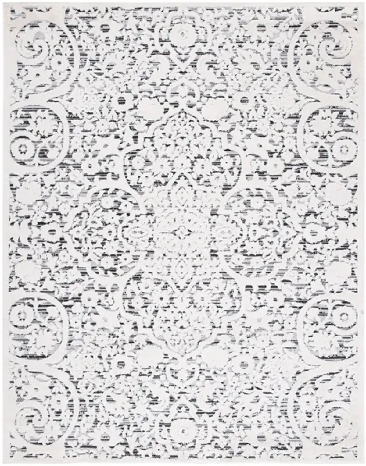 Cabana IV Area Rug in Ivory & Gray by Safavieh