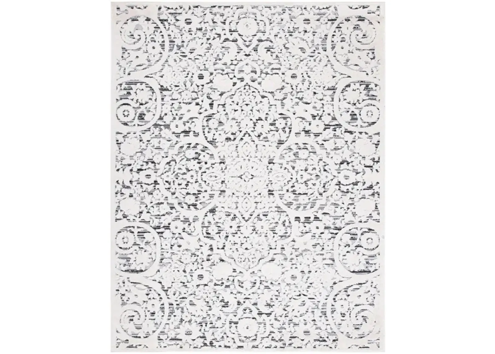 Cabana IV Area Rug in Ivory & Gray by Safavieh