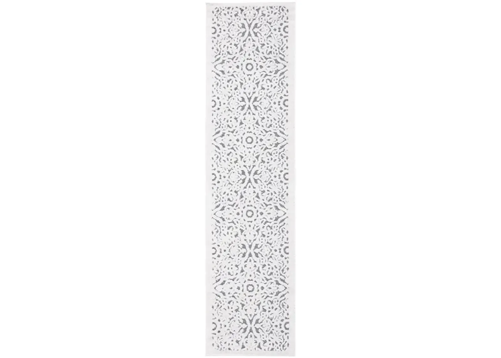 Cabana Runner Rug in Ivory & Gray by Safavieh