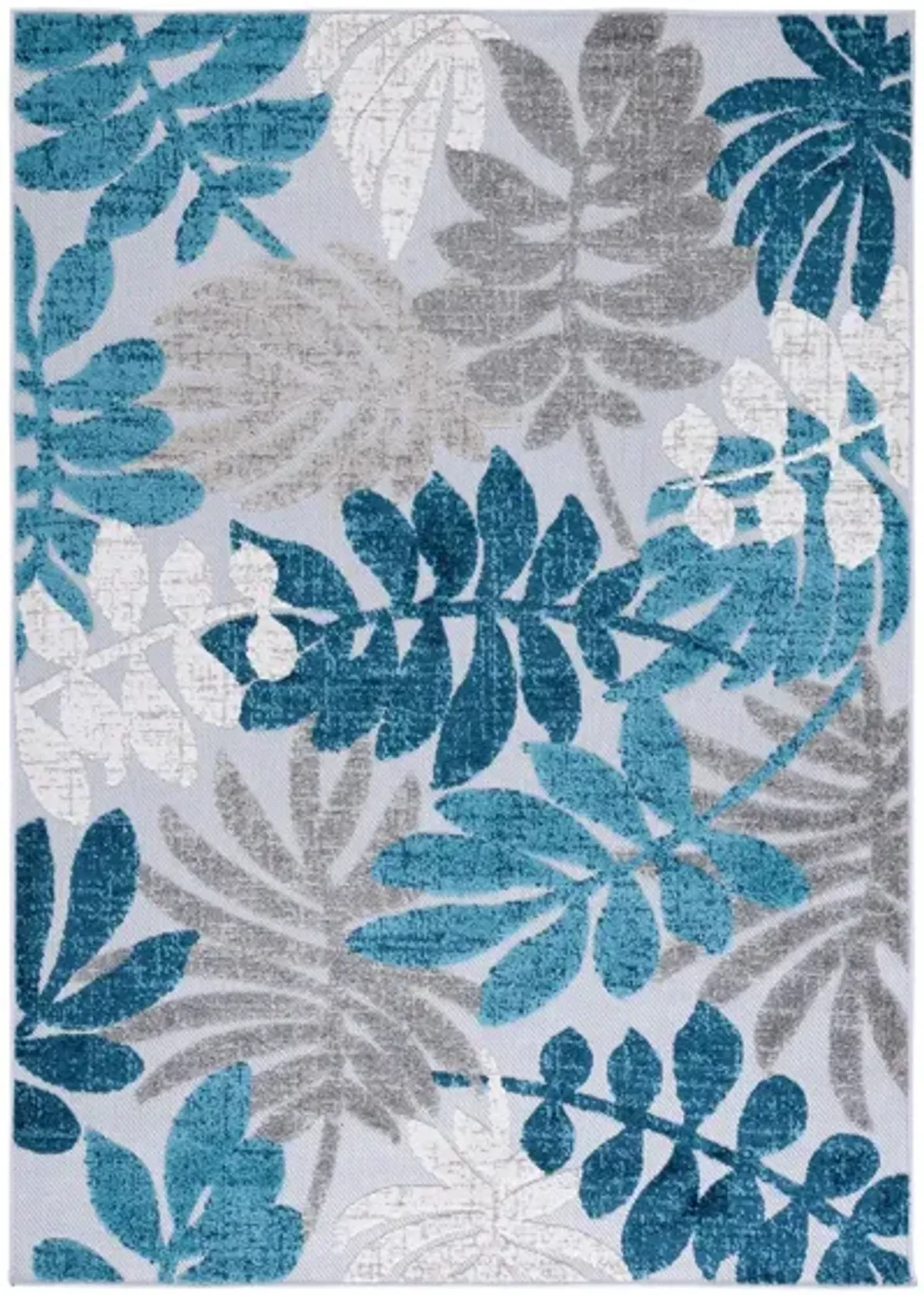 Cabana V Area Rug in Gray & Blue by Safavieh