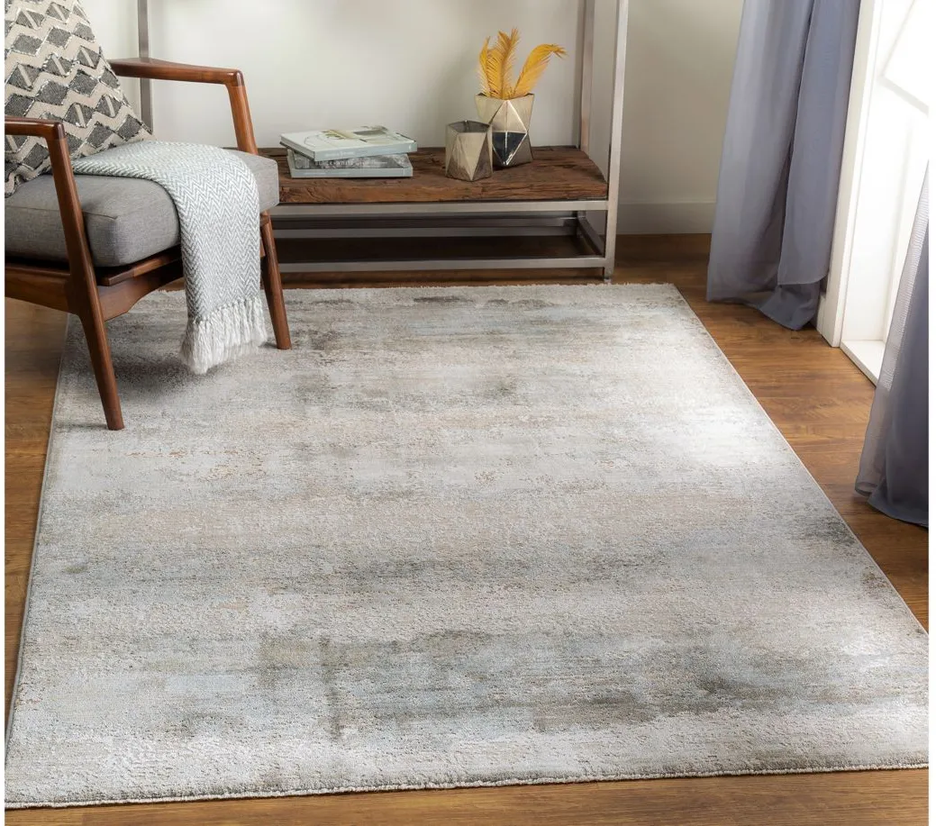 Glynn Sahara Moon Area Rug in Earth Tones by Surya