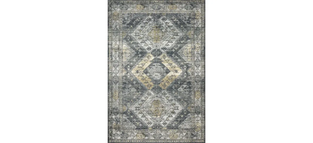 Skye Accent Rug in Graphite/Silver by Loloi Rugs