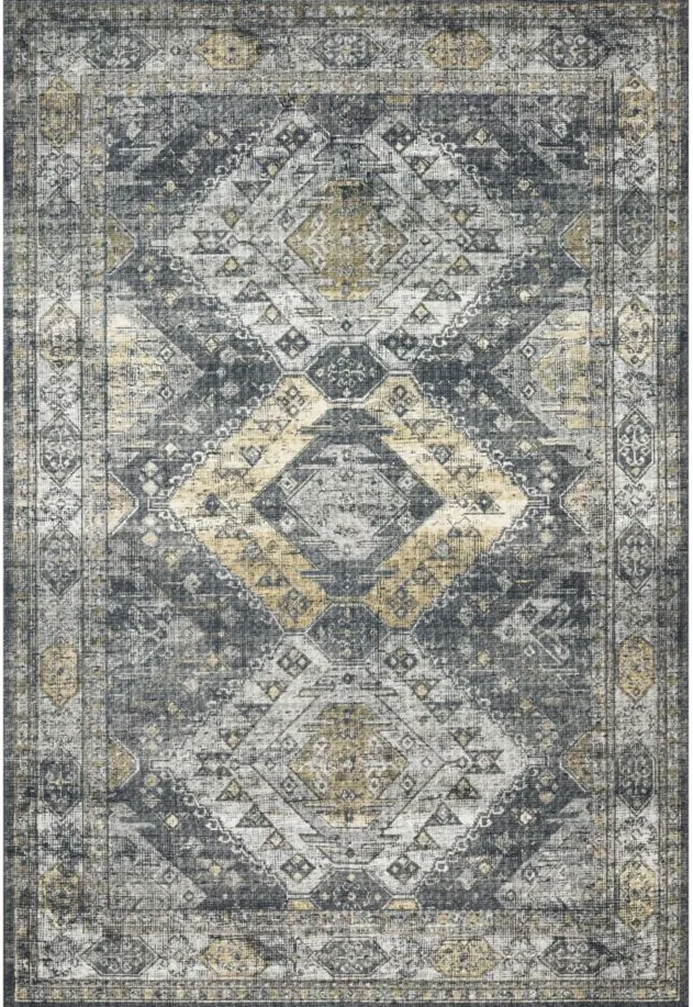 Skye Accent Rug in Graphite/Silver by Loloi Rugs