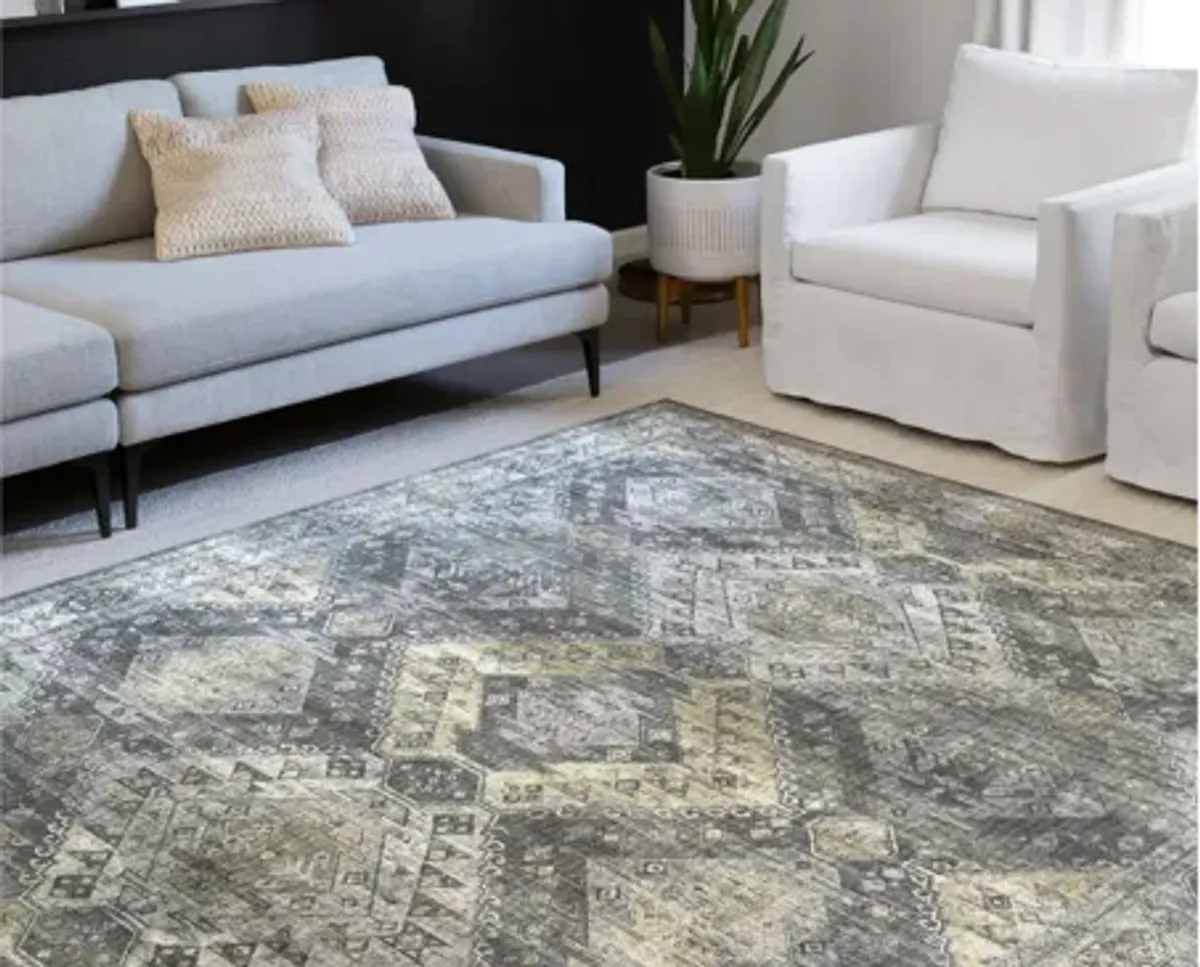 Skye Area Rug in Graphite/Silver by Loloi Rugs