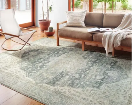 Skye Accent Rug in Charcoal/Dove by Loloi Rugs