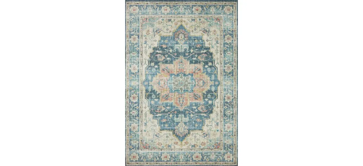 Skye Accent Rug in Ocean/Multi by Loloi Rugs