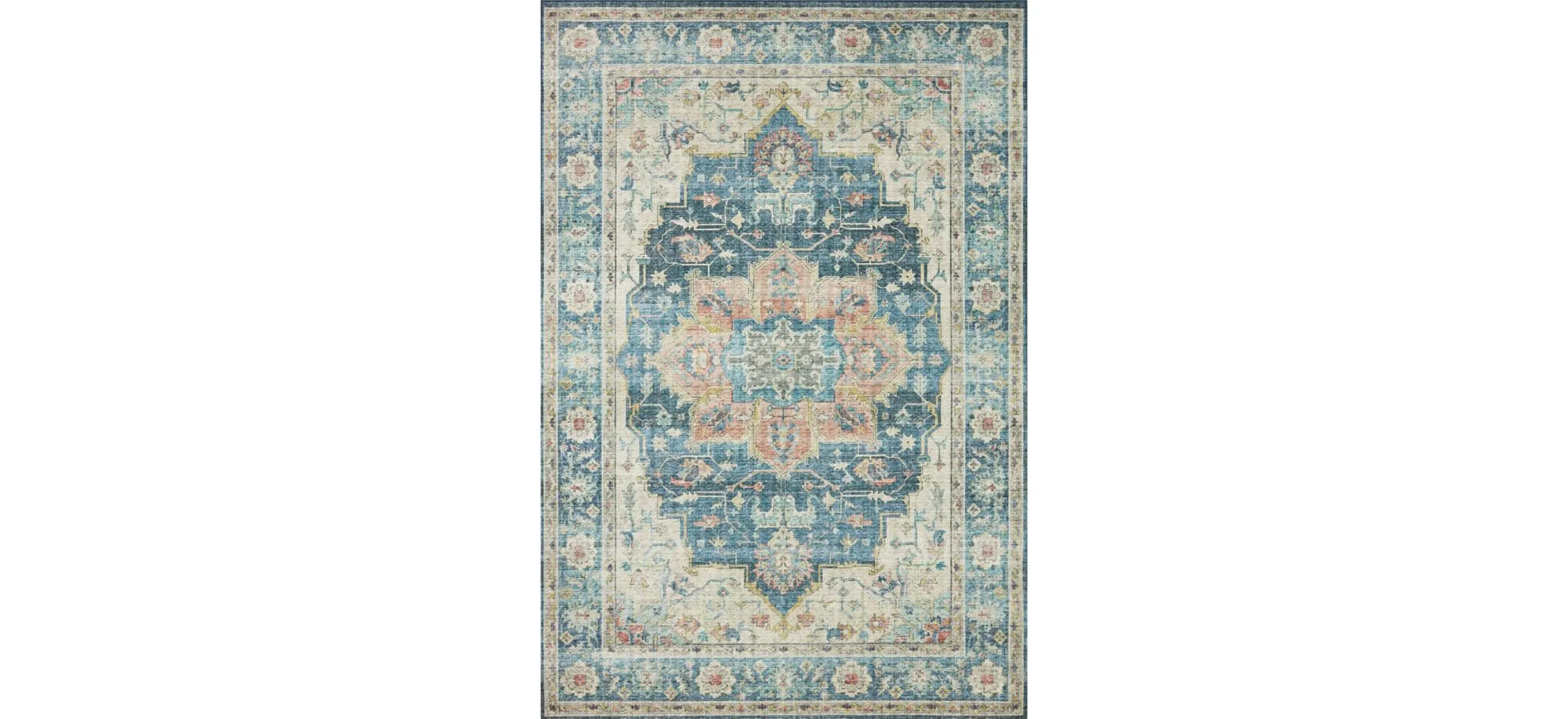 Skye Accent Rug in Ocean/Multi by Loloi Rugs