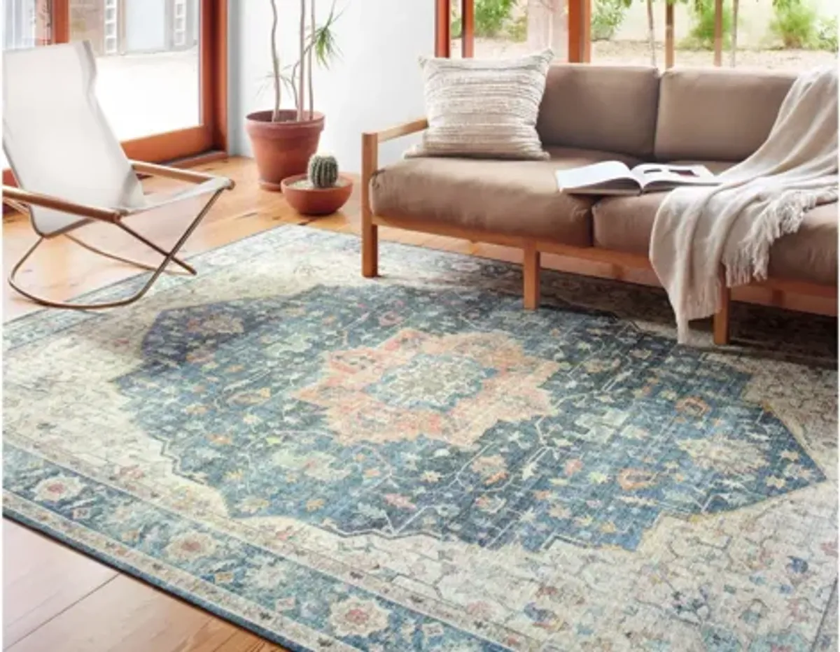 Skye Accent Rug in Ocean/Multi by Loloi Rugs