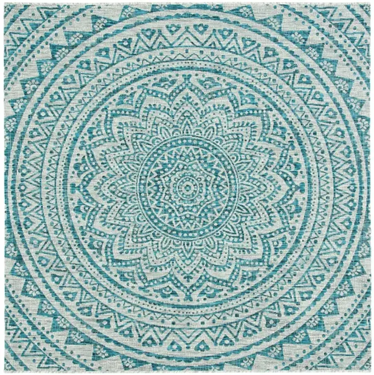 Courtyard Mandala Indoor/Outdoor Area Rug