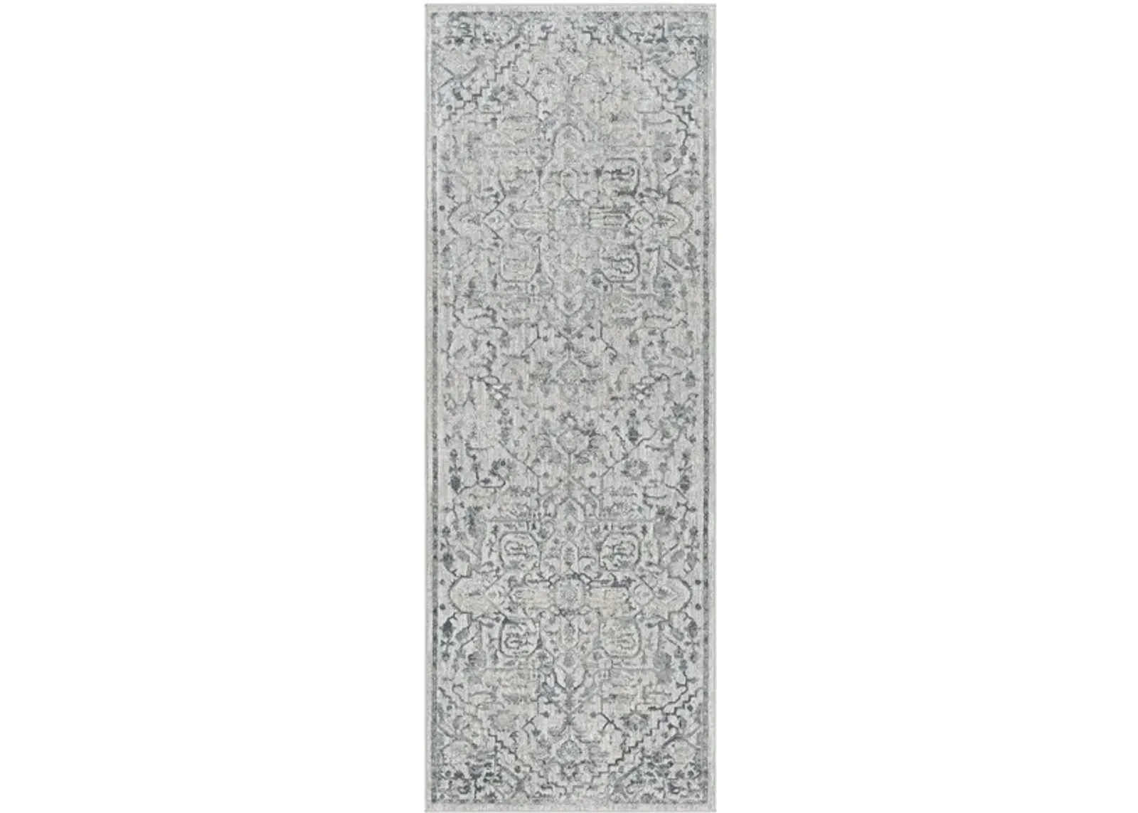 Glynn Brunswick Area Rug in Blue, Cream by Surya