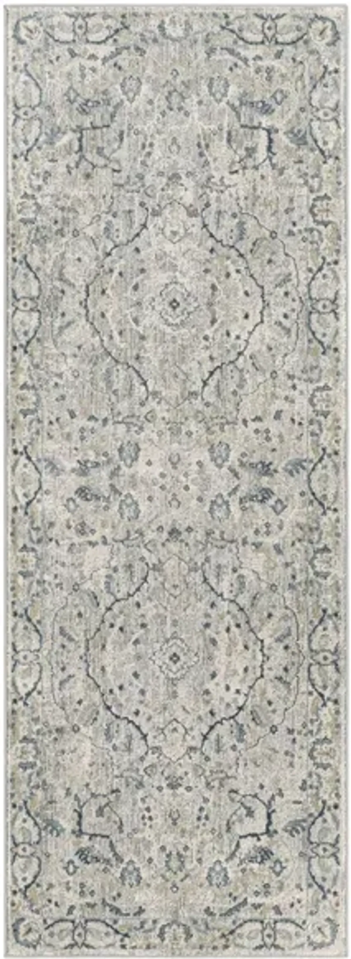 Glynn Seachan Area Rug in Green, Sage, Denim, Beige by Surya