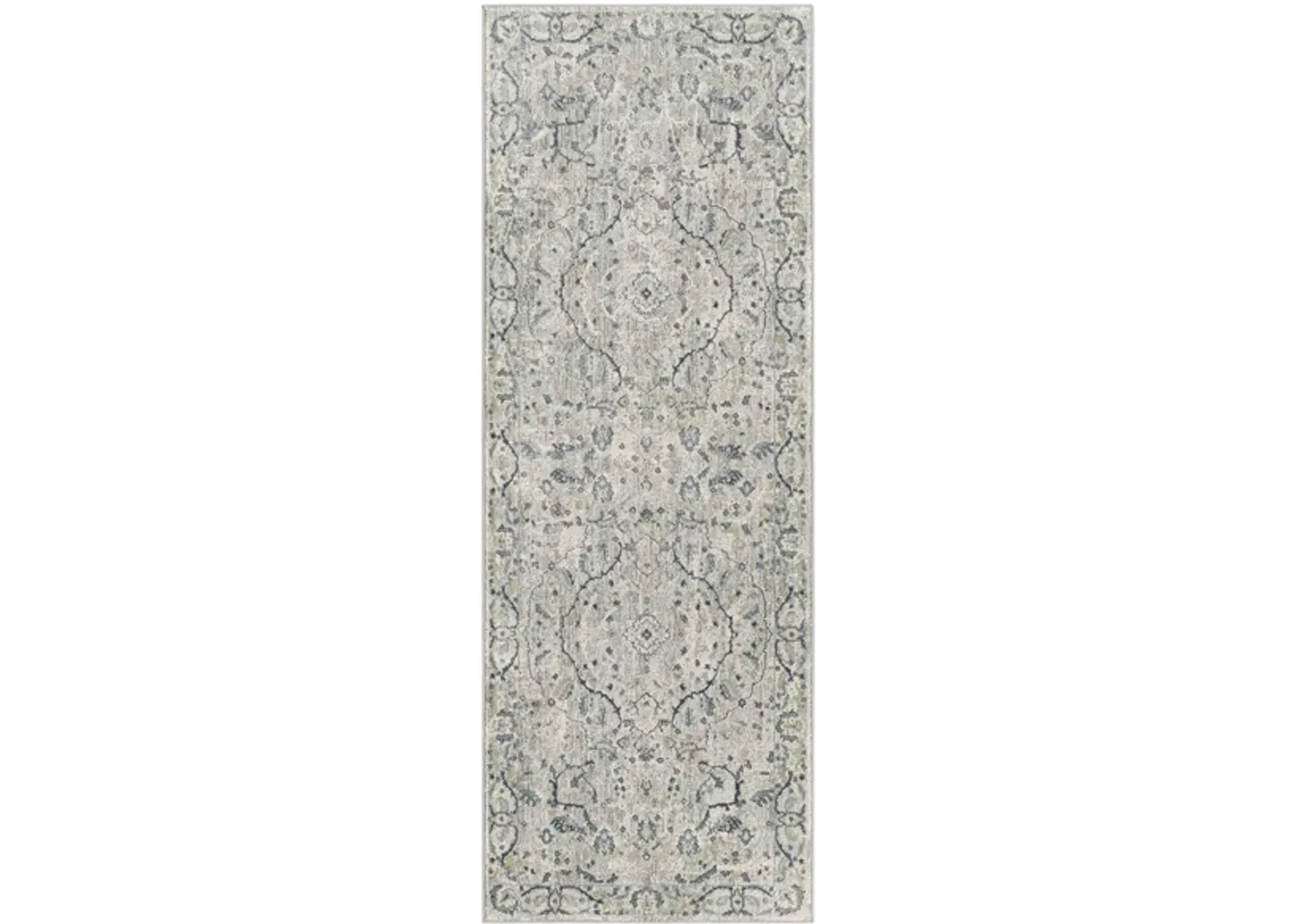 Glynn Seachan Area Rug in Green, Sage, Denim, Beige by Surya