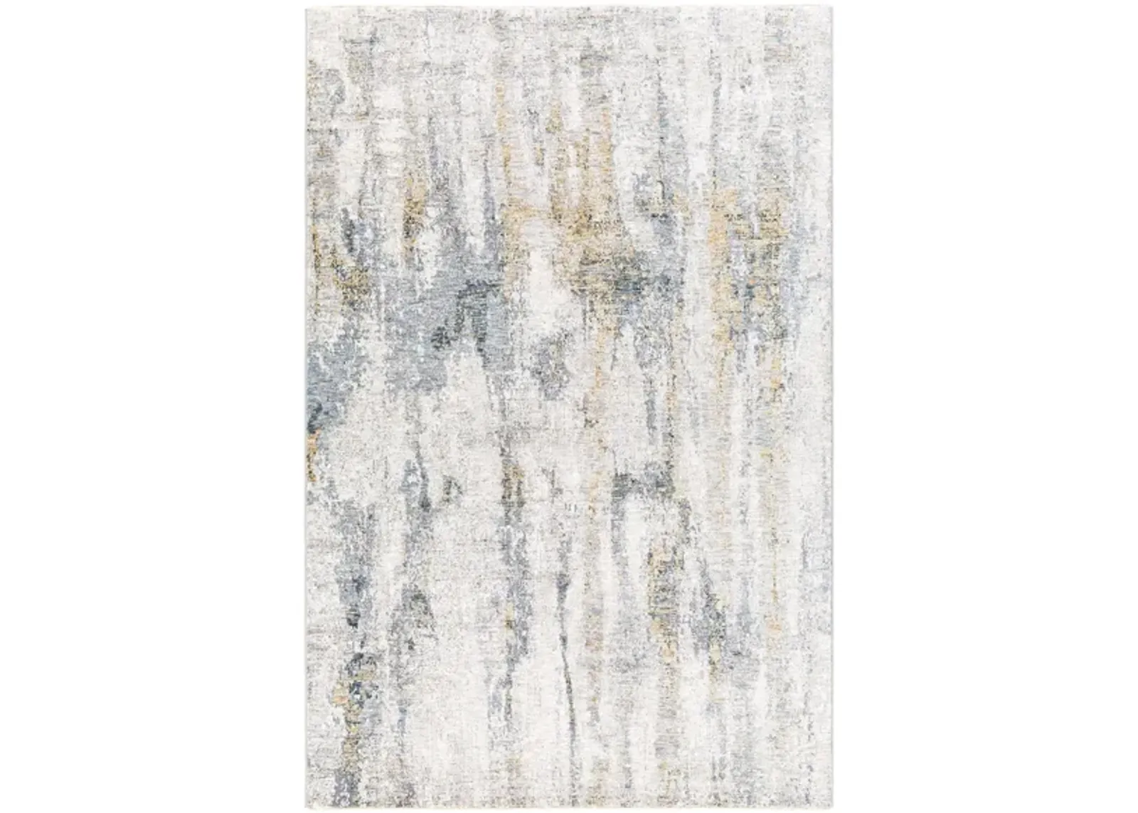 Caerdyf Whitland Area Rug in Medium Gray, Denim, Tan by Surya