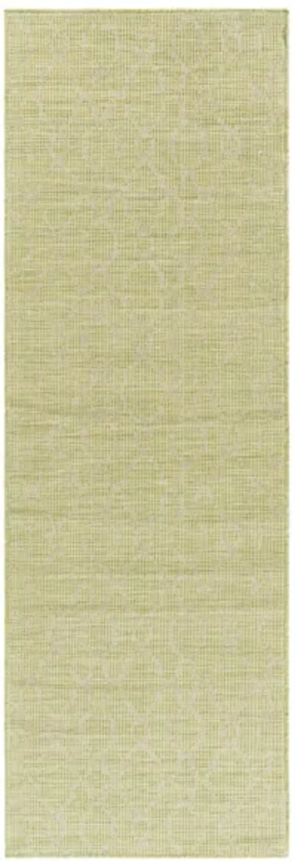 Pasadena Sage Indoor/Outdoor Runner Rug in Grass Green by Surya