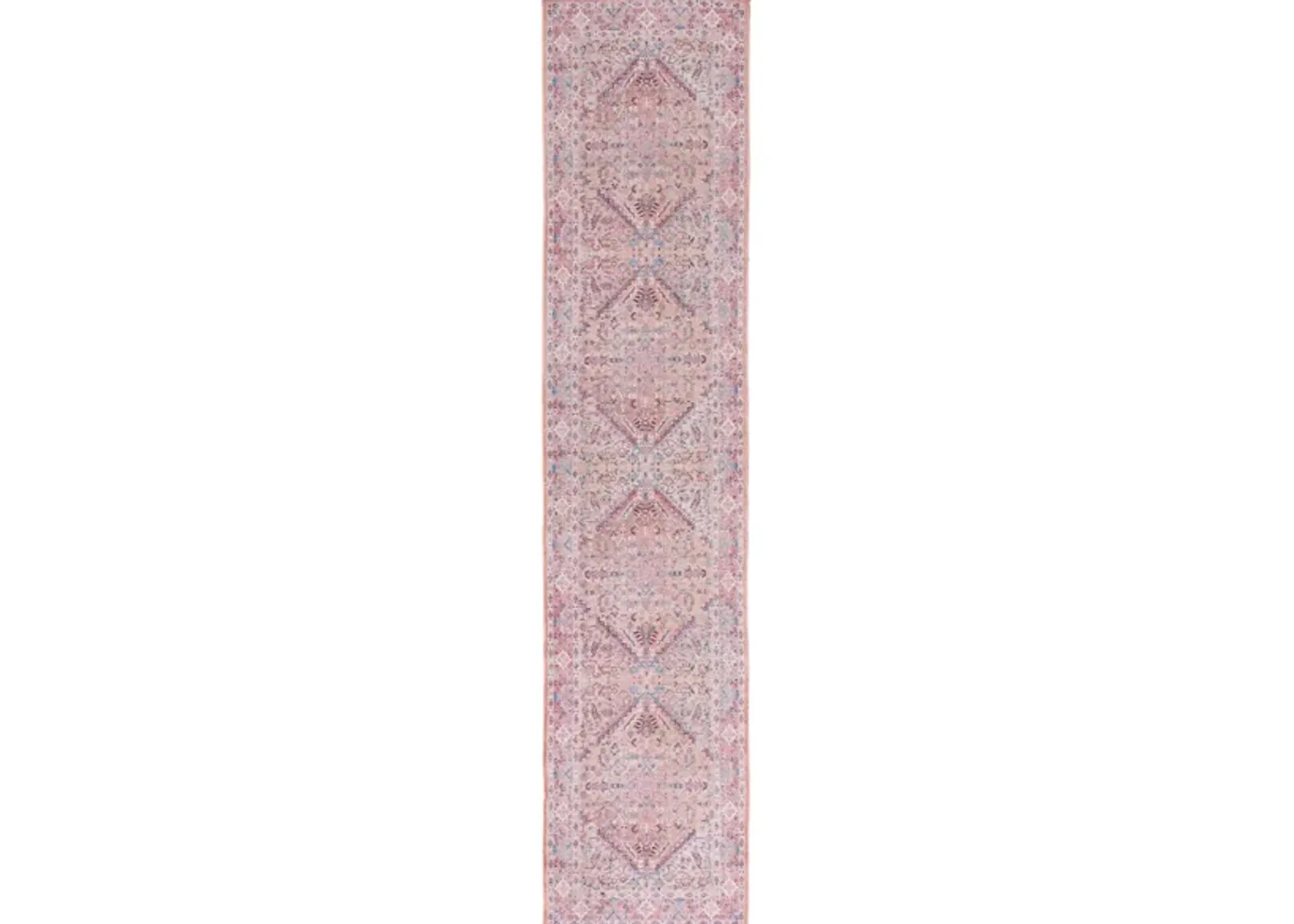 Serapi Runner Rug in Beige & Pink by Safavieh