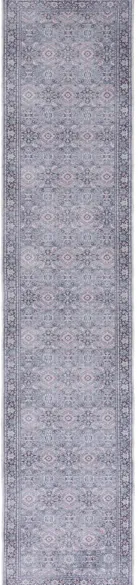 Serapi Runner Rug in Gray & Pink by Safavieh